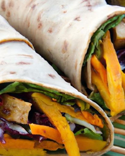 Fuel Your Day: Delicious Black Bean & Sweet Potato Wrap Recipe