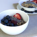 Supercharge Your Morning: Oatmeal with Chia & Berries Boost