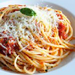 Classic Spaghetti with Marinara and Parmesan Delight