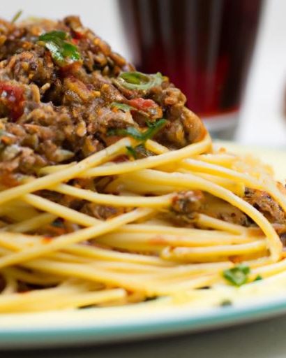 Savor Spaghetti Bolognese Made with Beef: A Hearty Classic