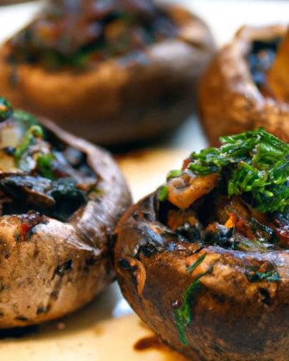 Savory Stuffed Portobello Mushrooms: A Flavorful Delight