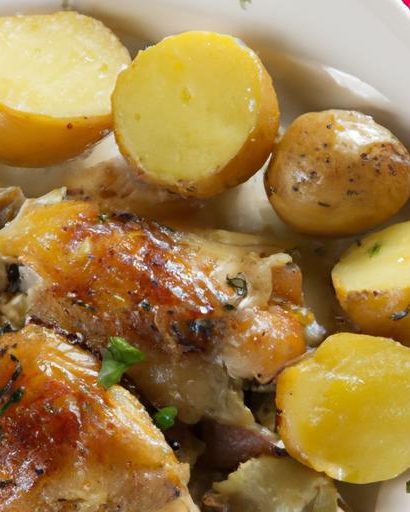 One-Pan Garlic Parmesan Chicken & Potatoes: Easy Dinner Delight