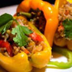 Flavor-Packed Stuffed Peppers with Beef & Brown Rice Delight
