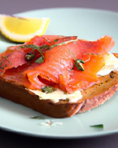 Elevate Breakfast: Smoked Salmon & Cream Cheese Toast Bliss