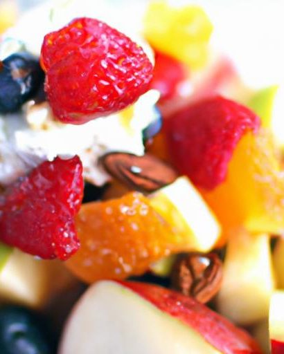 Power-Packed Cottage Cheese with Fresh Fruit & Nuts Delight