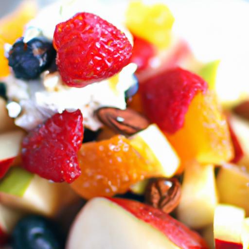 Power-Packed Cottage Cheese with Fresh Fruit & Nuts Delight