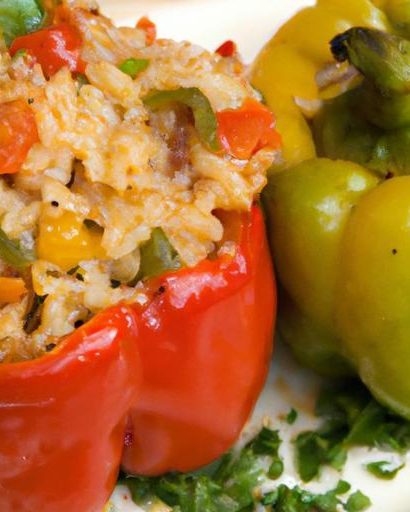 Hearty Stuffed Bell Peppers with Rice and Ground Turkey Delight