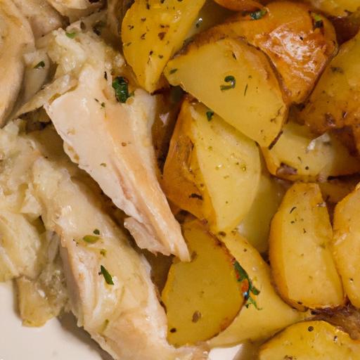 One-Pan Garlic Parmesan Chicken & Potatoes: Easy Dinner Delight