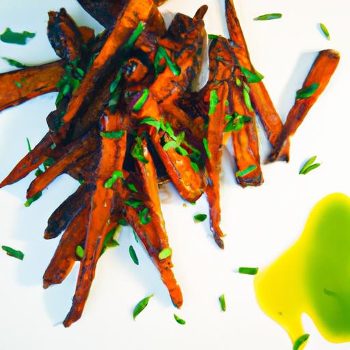 Fiery Roasted Carrots with Creamy Tahini drizzle Delight