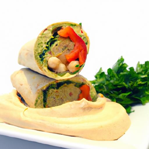 Wrap Magic: Hummus & Roasted​ Veggie delight‍ Unveiled