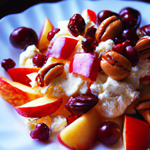 Power-Packed Cottage Cheese with Fresh Fruit & Nuts Delight