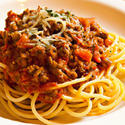 Savor Spaghetti Bolognese Made with Beef: A Hearty Classic