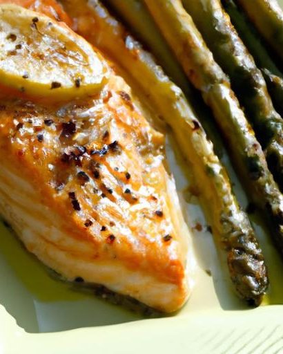Flavor-Packed Baked Salmon in Foil with Tender Asparagus