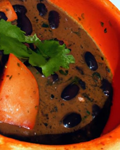 Hearty Black Bean & Sweet Potato Soup: A Flavorful Fusion